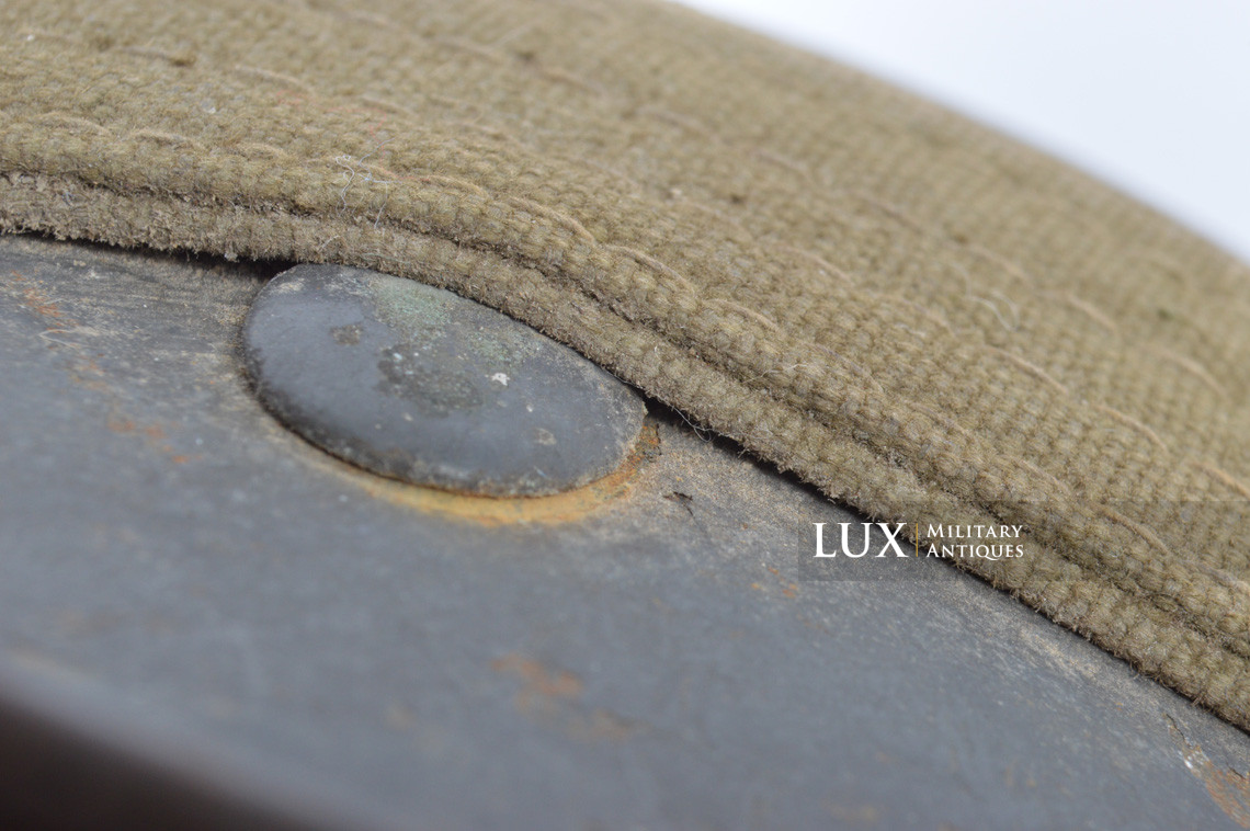 Casque allemand M35 Heer camouflé avec système de sangle et gamelle, « set intouché » - photo 59