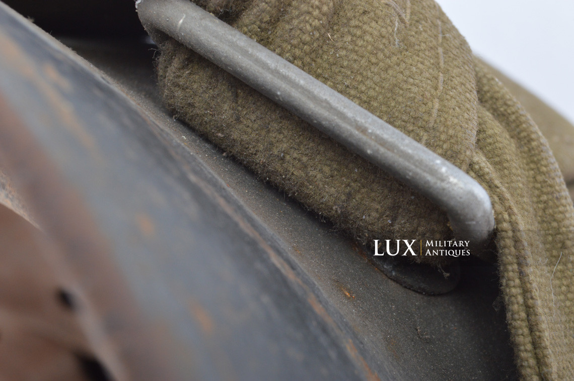 Casque allemand M35 Heer camouflé avec système de sangle et gamelle, « set intouché » - photo 61