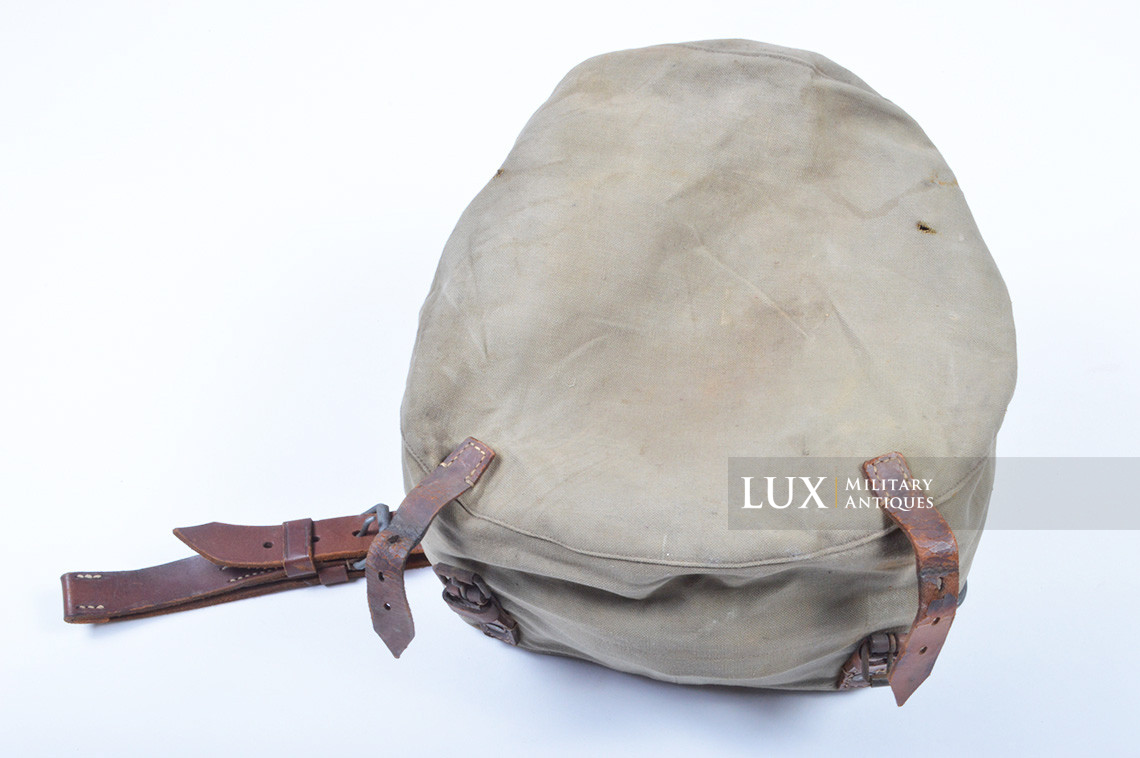 GERMAN CAVALRY HORSE GASMASK WITH CANVAS STORAGE CASE - photo 19