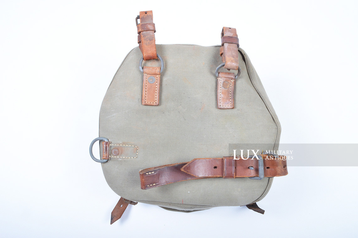 GERMAN CAVALRY HORSE GASMASK WITH CANVAS STORAGE CASE - photo 22