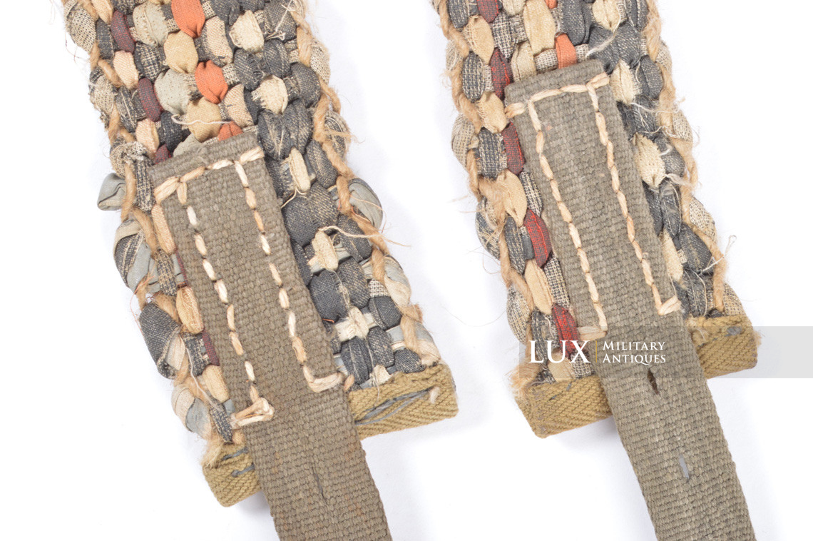 Pair of German carrying straps in recycled material, « Ersatz » - photo 8
