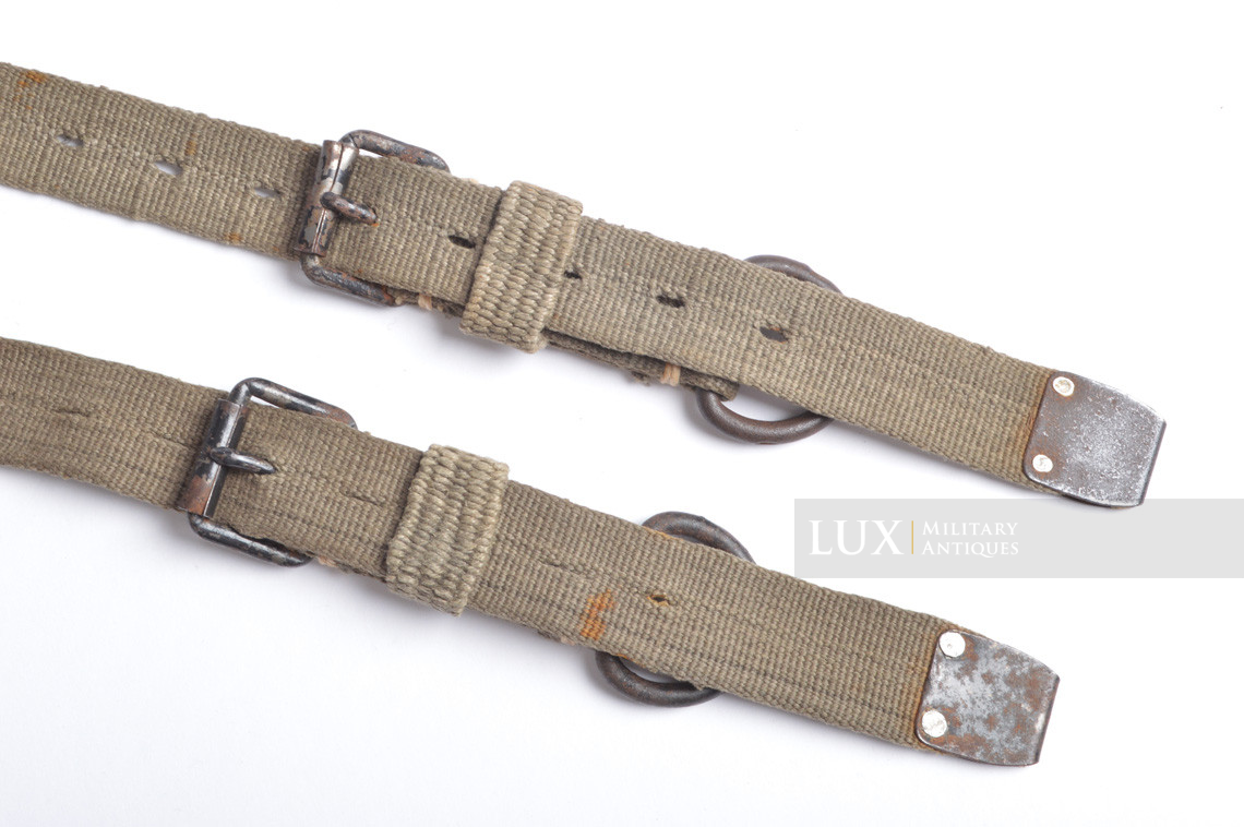 Pair of German carrying straps in recycled material, « Ersatz » - photo 9