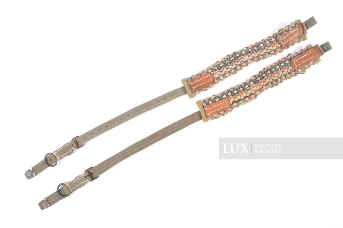 Pair of German carrying straps in recycled material, « Ersatz » - photo 10