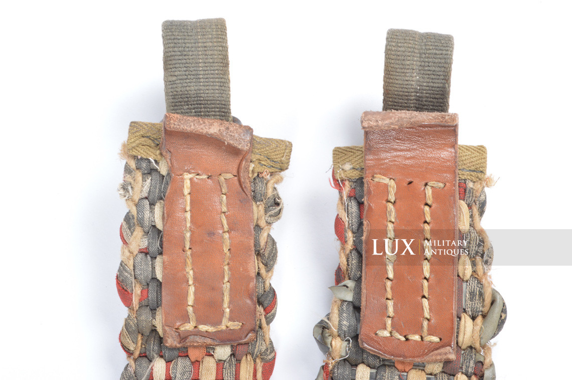 Pair of German carrying straps in recycled material, « Ersatz » - photo 11