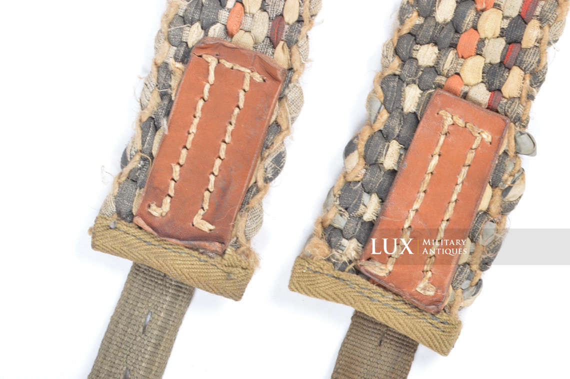 Pair of German carrying straps in recycled material, « Ersatz » - photo 12