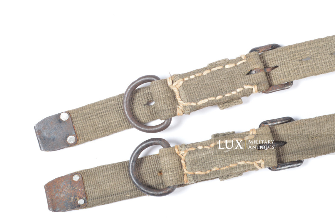Pair of German carrying straps in recycled material, « Ersatz » - photo 13
