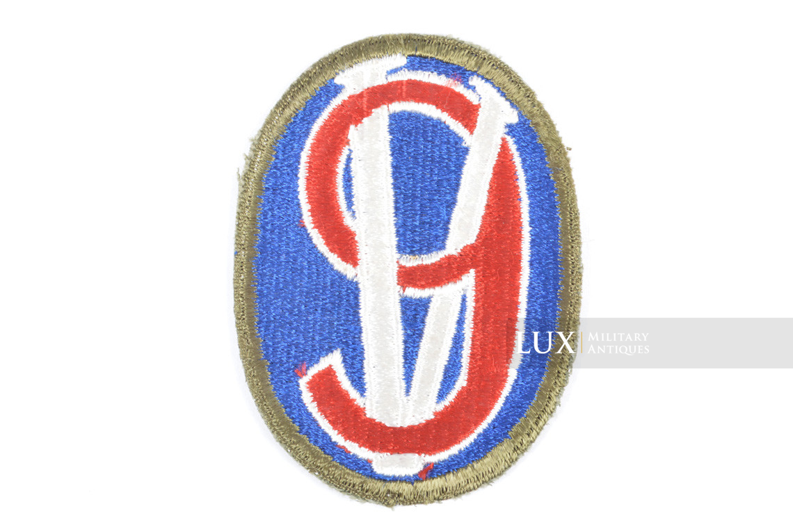 General Harry Twaddle presentation patch/letter, « 95th Infantry Division