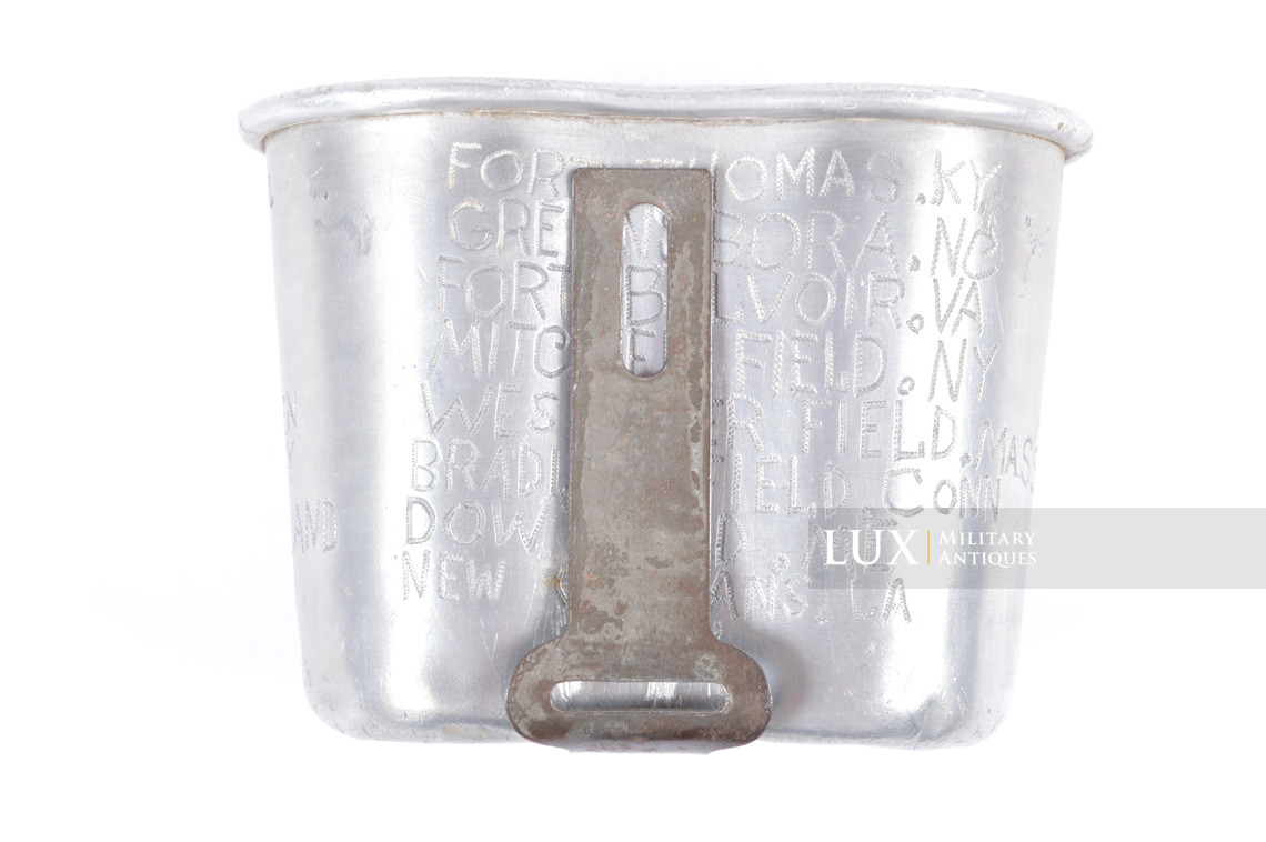 Quart de gourde US gravé, « PTO » - Lux Military Antiques - photo 4