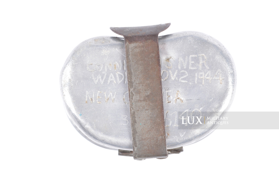 Quart de gourde US gravé, « PTO » - Lux Military Antiques - photo 9