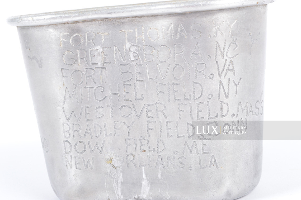 Quart de gourde US gravé, « PTO » - Lux Military Antiques - photo 12