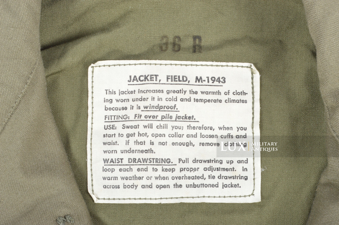 Veste US Field Jacket M43 - photo 7
