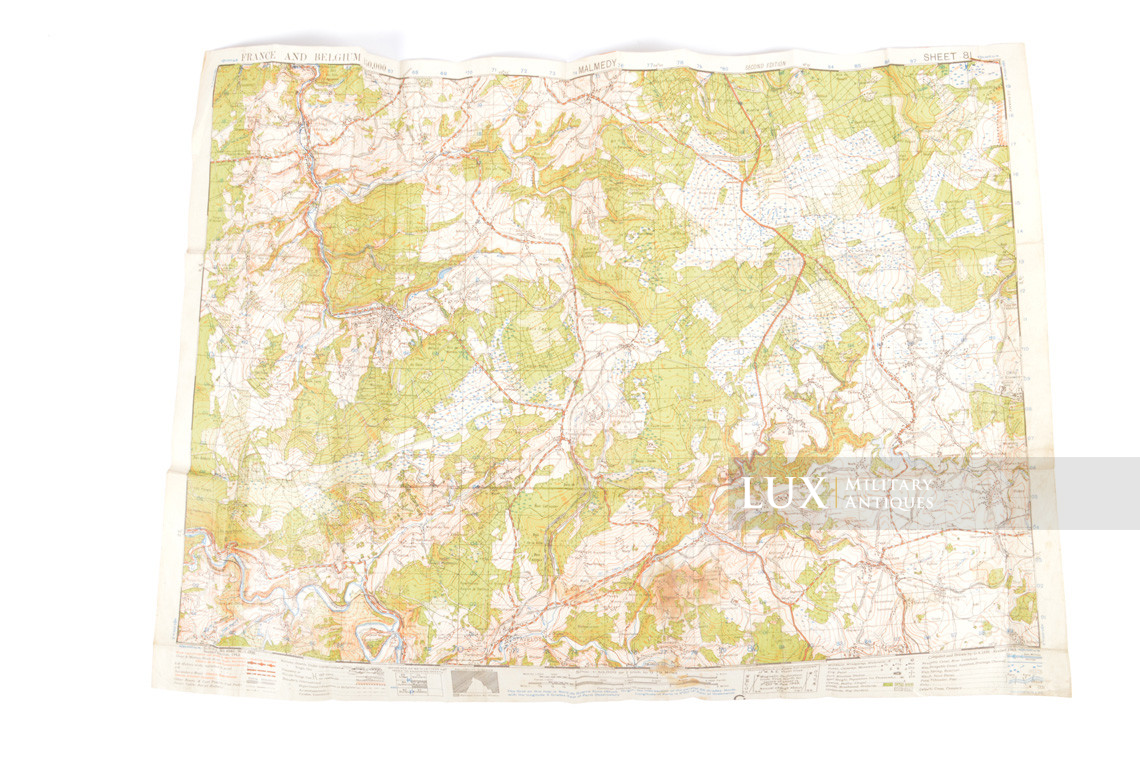 US Army map, Battle of the Bulge, « MALMEDY » - photo 4