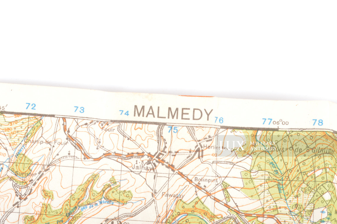 US Army map, Battle of the Bulge, « MALMEDY » - photo 7