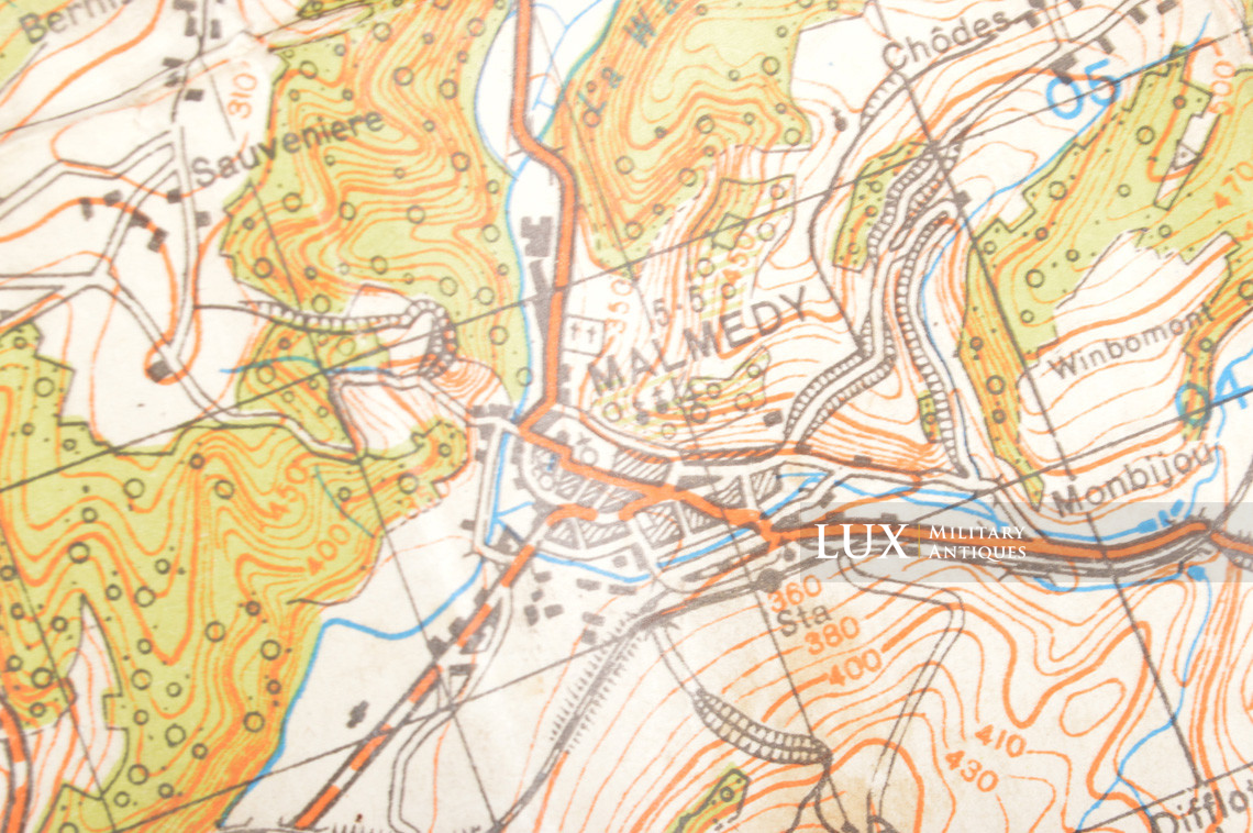 US Army map, Battle of the Bulge, « MALMEDY » - photo 12