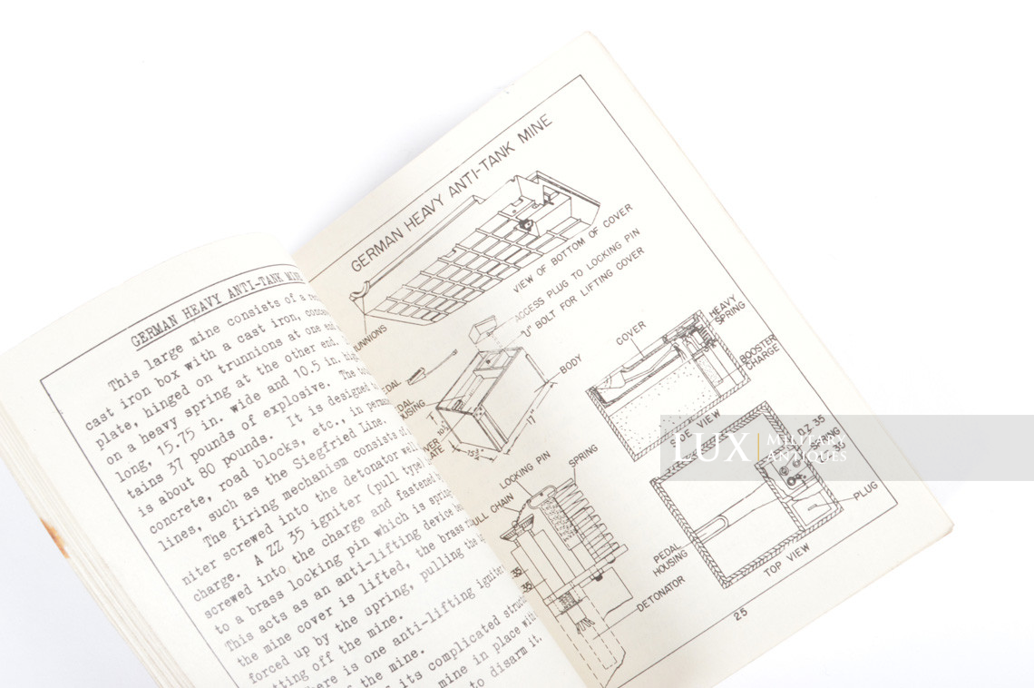 US combat engineers training and identification booklet, « Mines - Charges » - photo 13