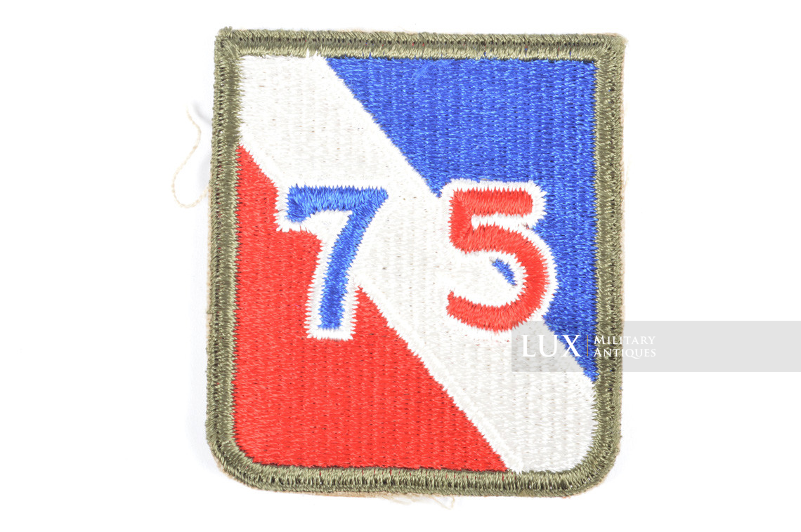 US 75th Infantry division patch - Lux Military Antiques - photo 4