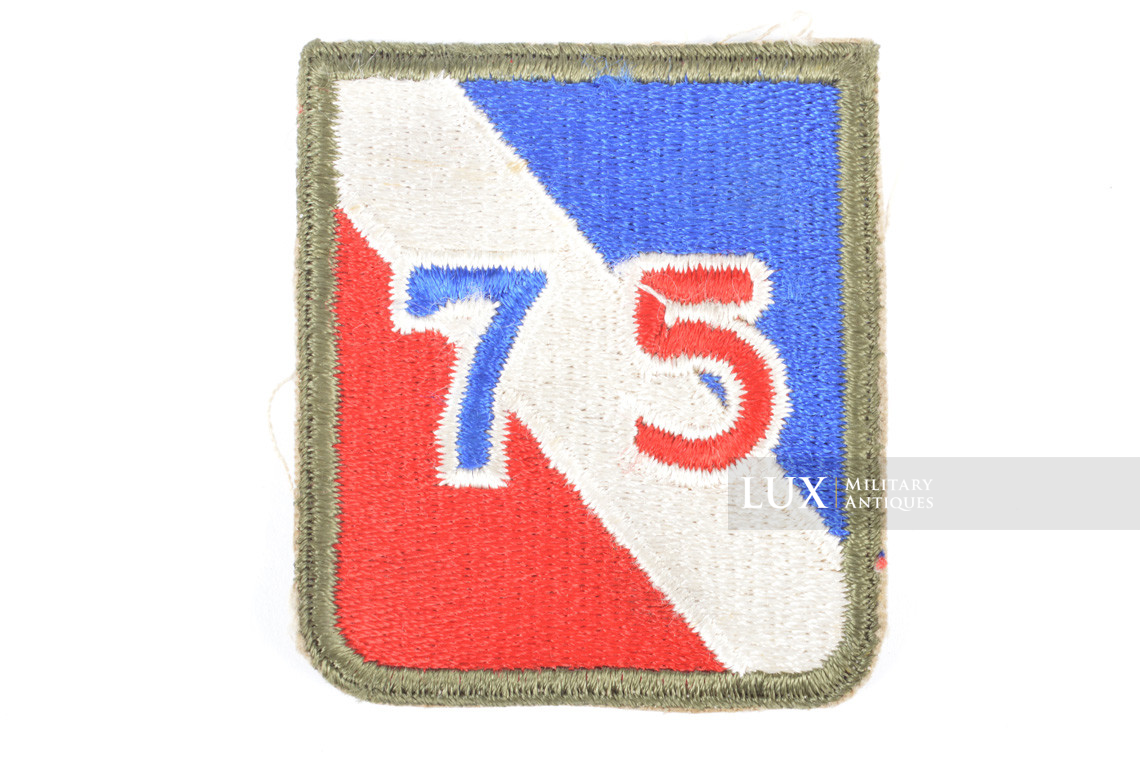 US 75th Infantry division patch - Lux Military Antiques - photo 4