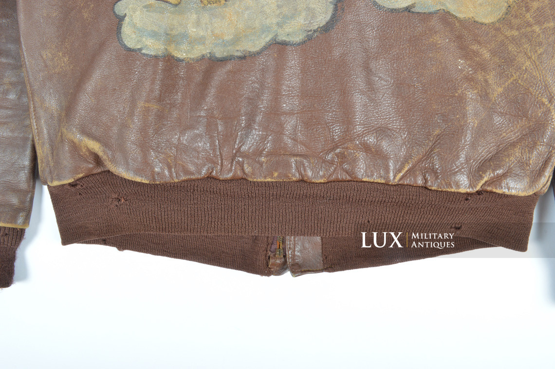 USAAF type A-2 painted flight jacket Sgt. Zeiner, « ETO - HEAVEN CAN WAIT » - photo 21