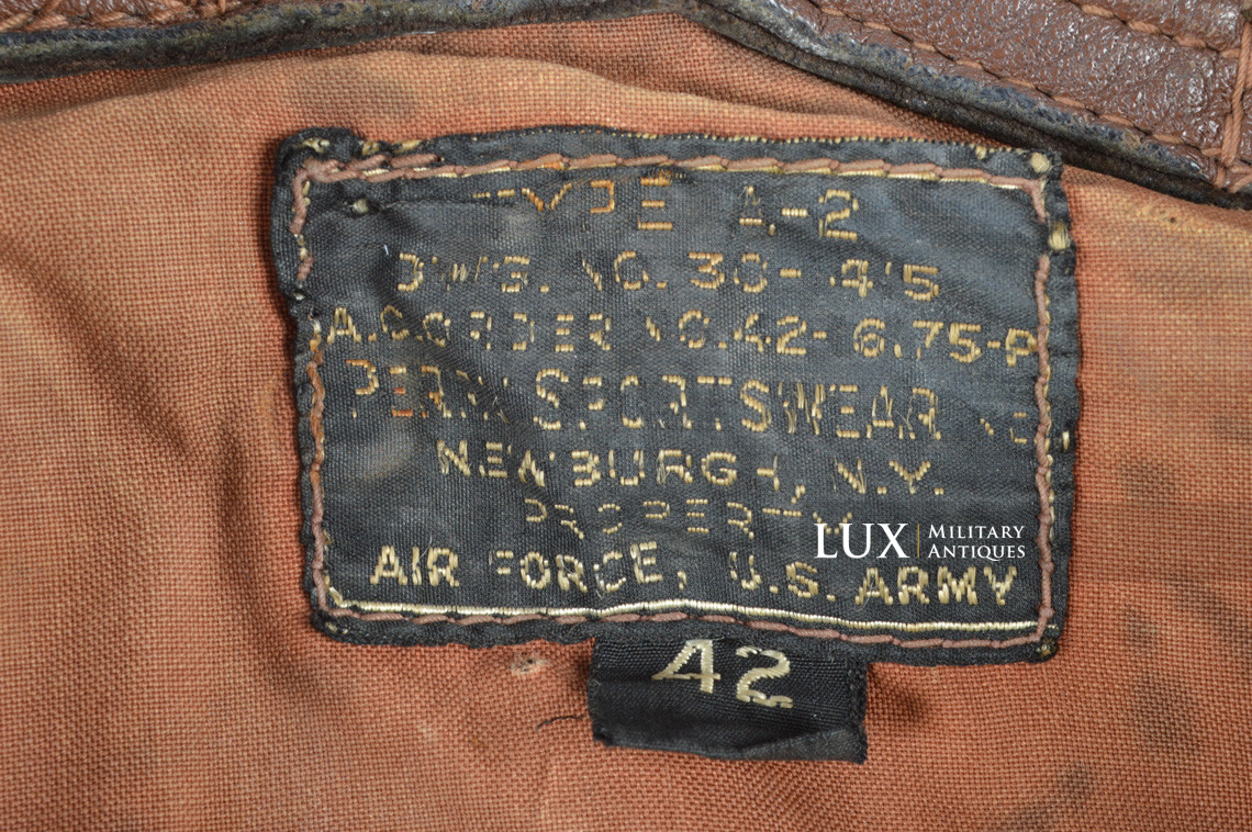 USAAF type A-2 painted flight jacket Sgt. Zeiner, « ETO - HEAVEN CAN WAIT » - photo 48