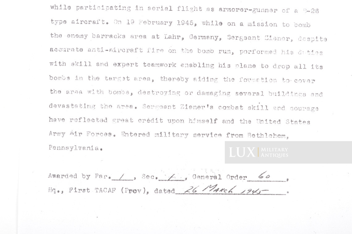 USAAF type A-2 painted flight jacket Sgt. Zeiner, « ETO - HEAVEN CAN WAIT » - photo 64