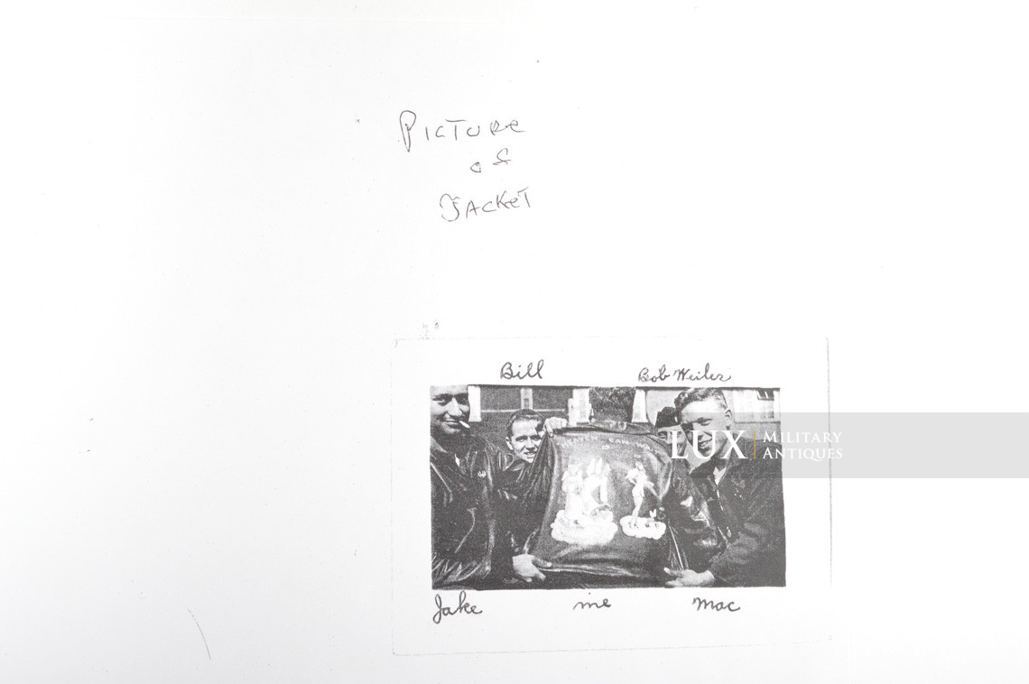 USAAF type A-2 painted flight jacket Sgt. Zeiner, « ETO - HEAVEN CAN WAIT » - photo 76