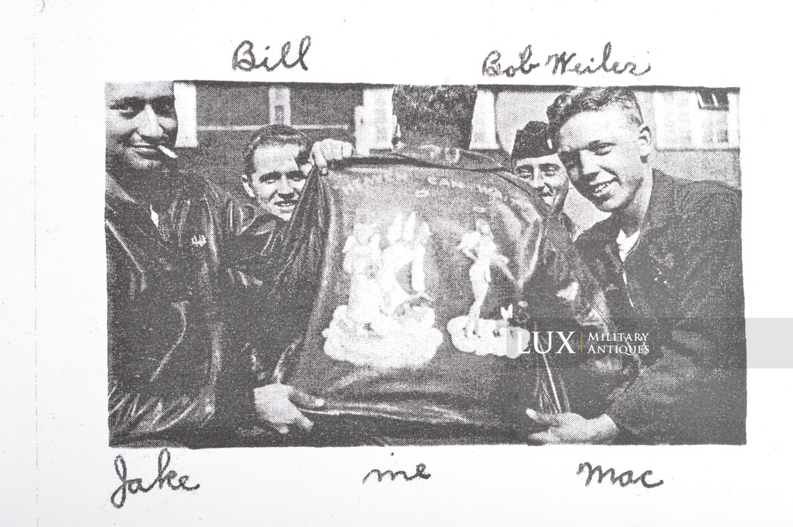 USAAF type A-2 painted flight jacket Sgt. Zeiner, « ETO - HEAVEN CAN WAIT » - photo 7