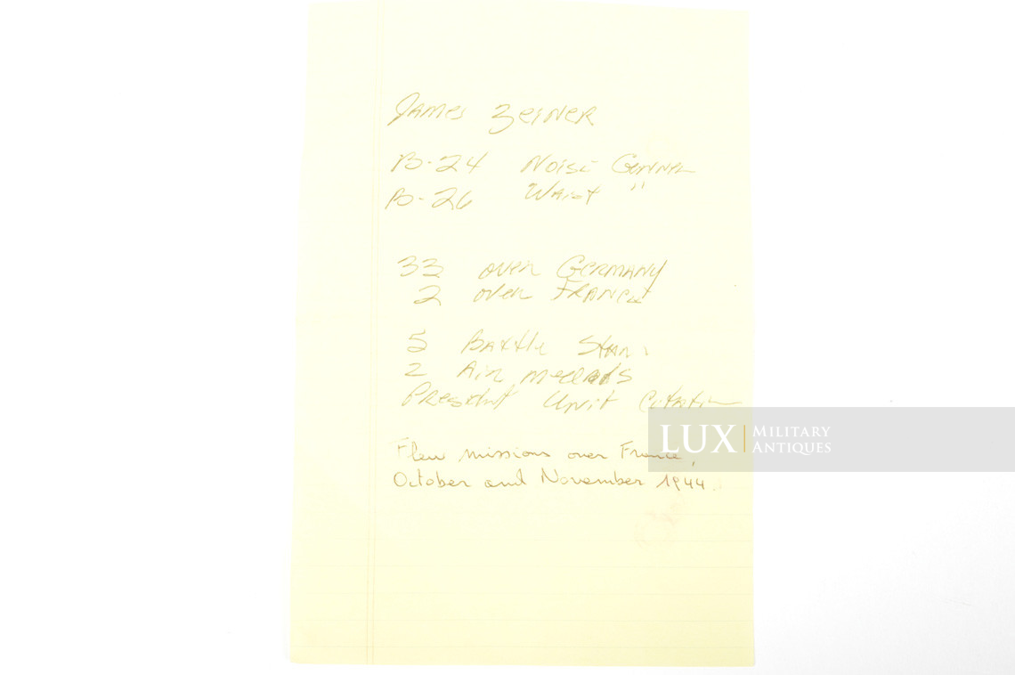 USAAF type A-2 painted flight jacket Sgt. Zeiner, « ETO - HEAVEN CAN WAIT » - photo 85