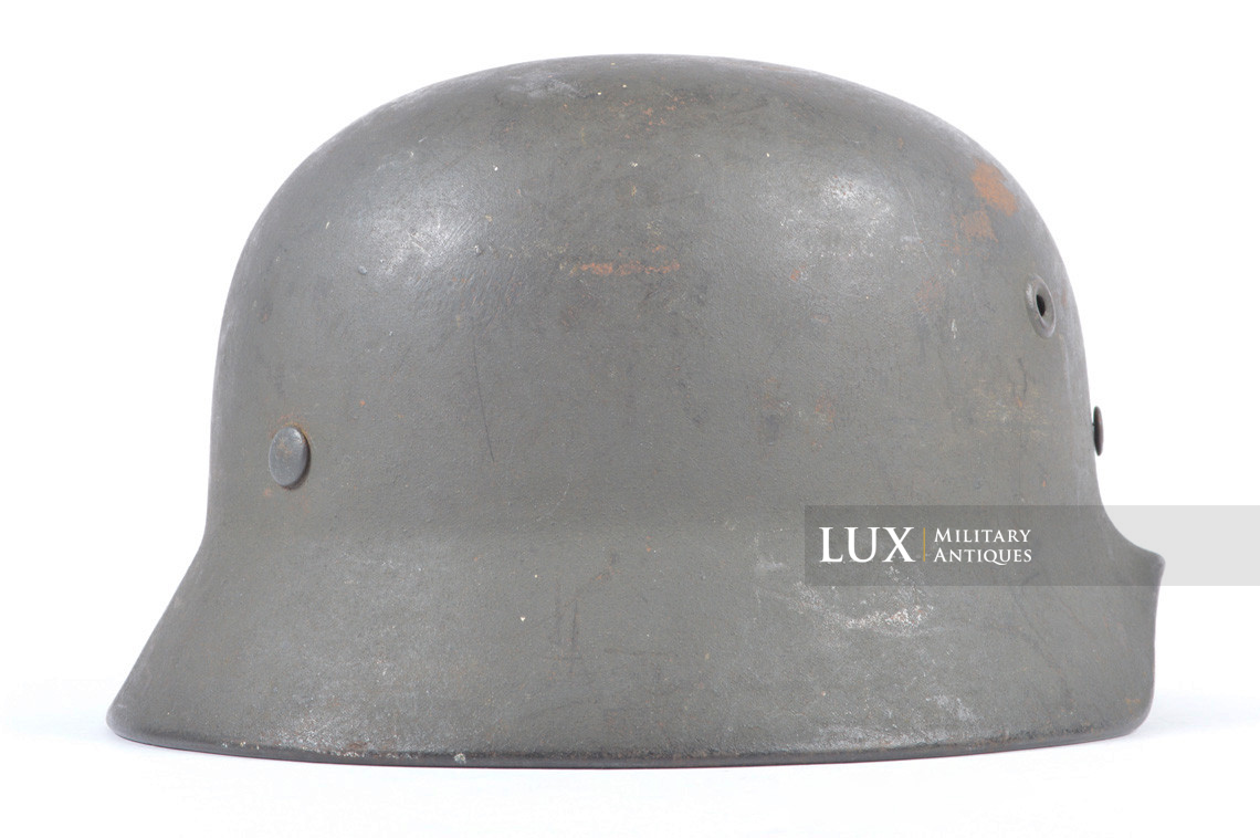 Late-war German Heer/Waffen-SS M40 Combat Helmet, « Q66 » - photo 11