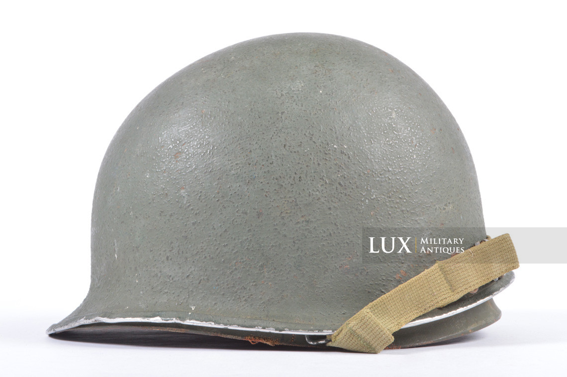 USM1 front seam fixed bale combat helmet, « Seaman Paper Co. » - photo 7
