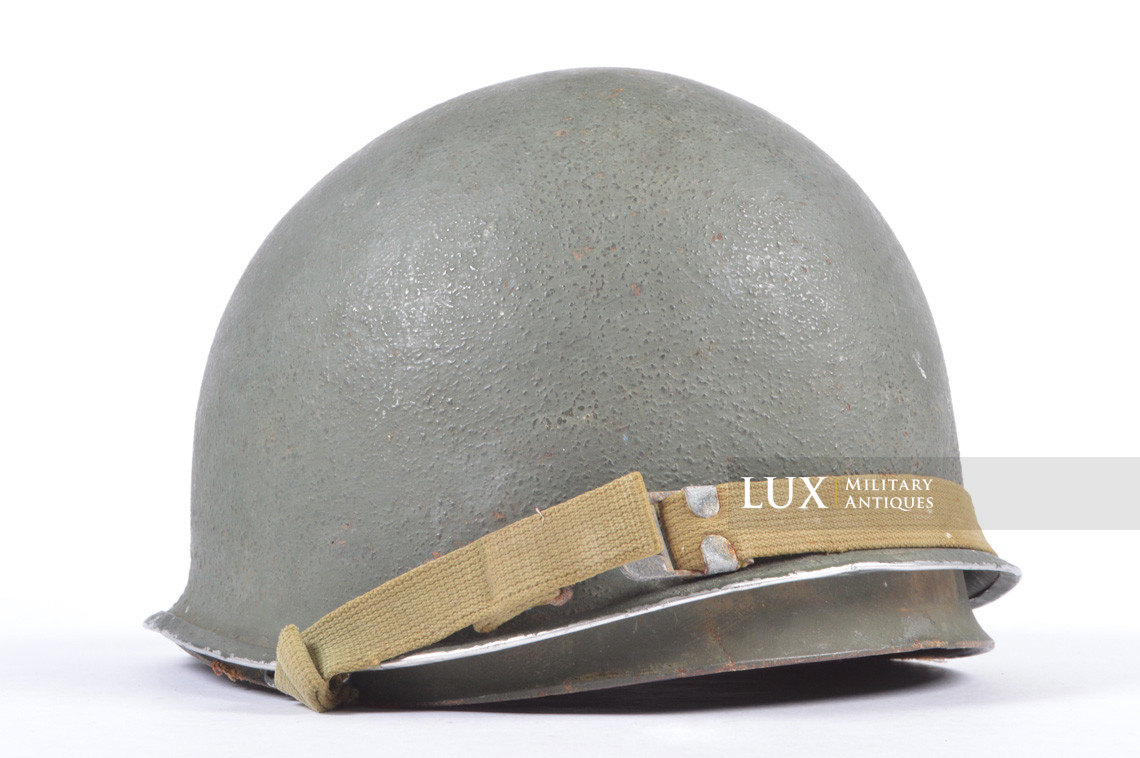 USM1 front seam fixed bale combat helmet, « Seaman Paper Co. » - photo 8