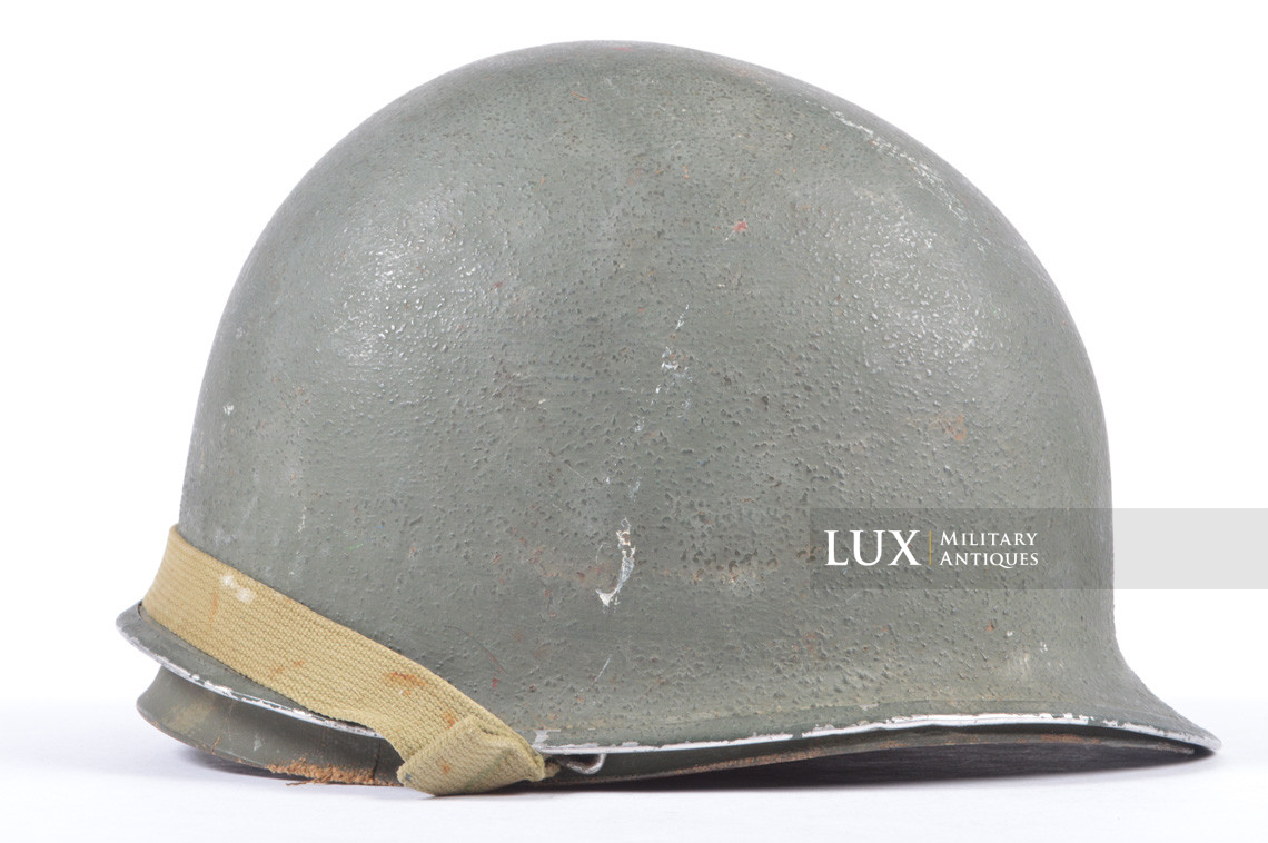 USM1 front seam fixed bale combat helmet, « Seaman Paper Co. » - photo 11