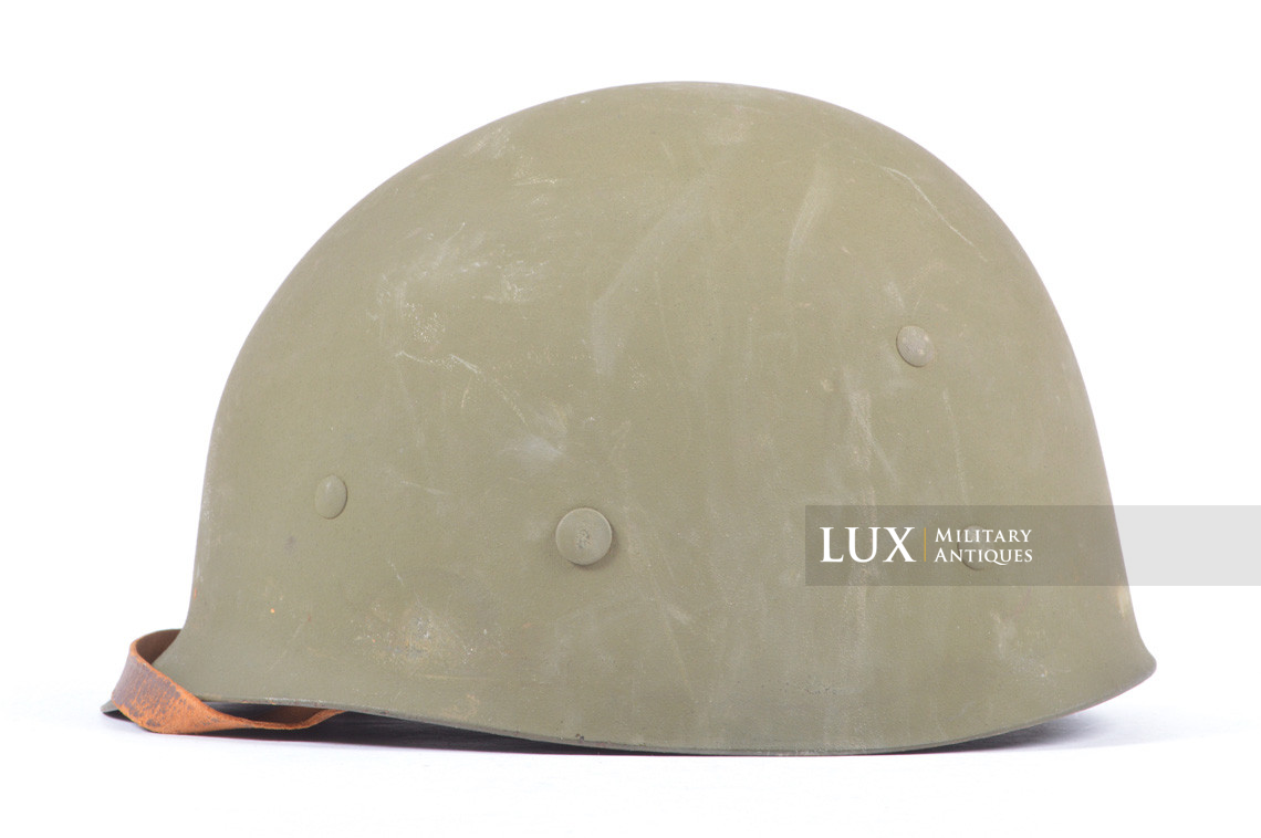 USM1 captain's front seam fixed bale combat helmet set, « ETO stripe » - photo 44