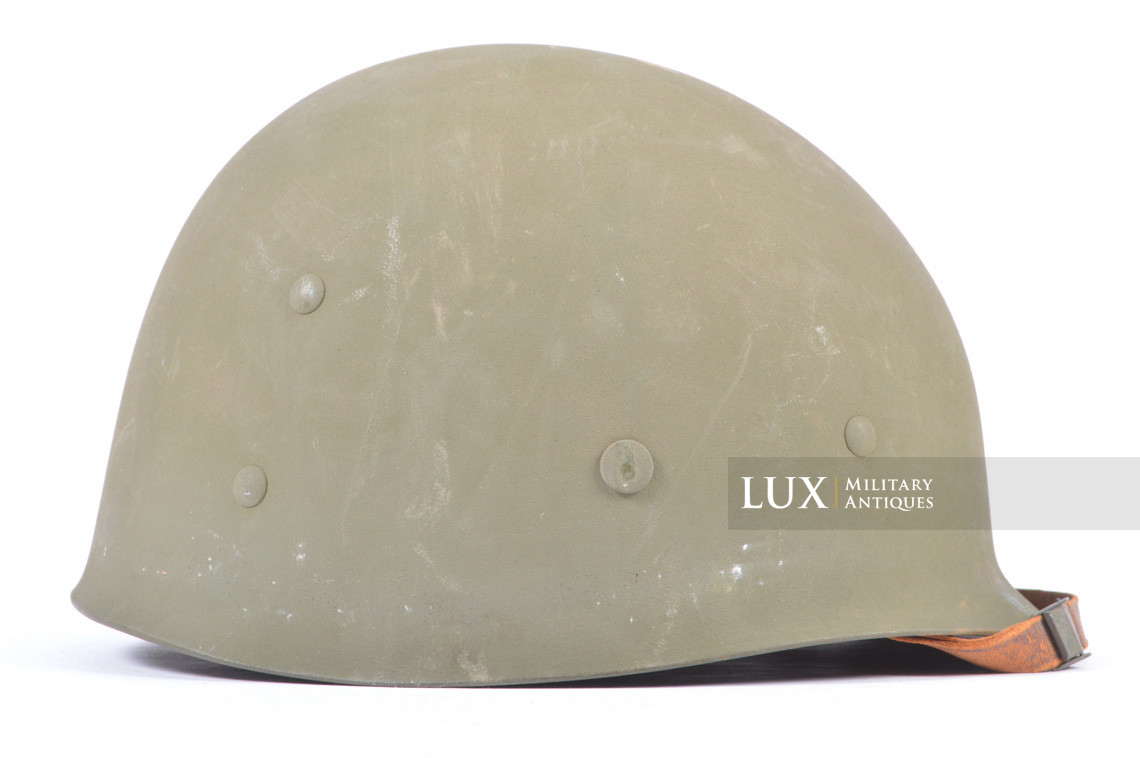USM1 captain's front seam fixed bale combat helmet set, « ETO stripe » - photo 48