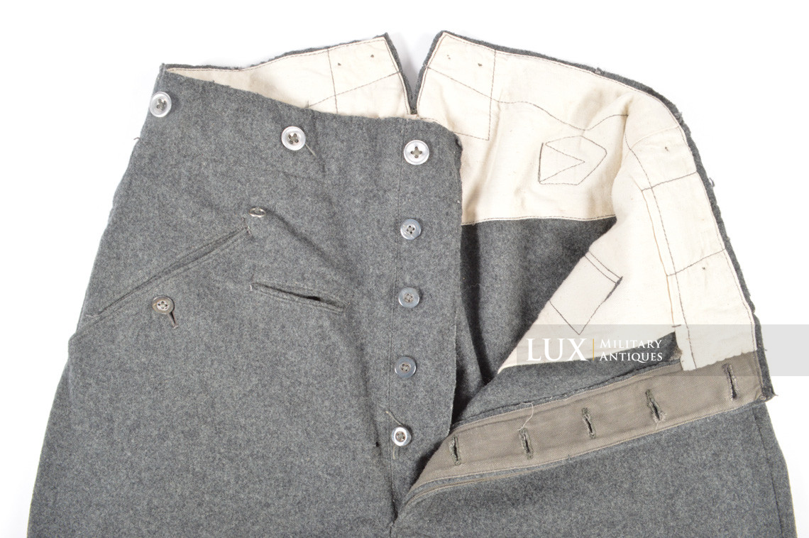 Pantalon M40 précoce Heer, « gris-pierre / 1939 » - photo 16