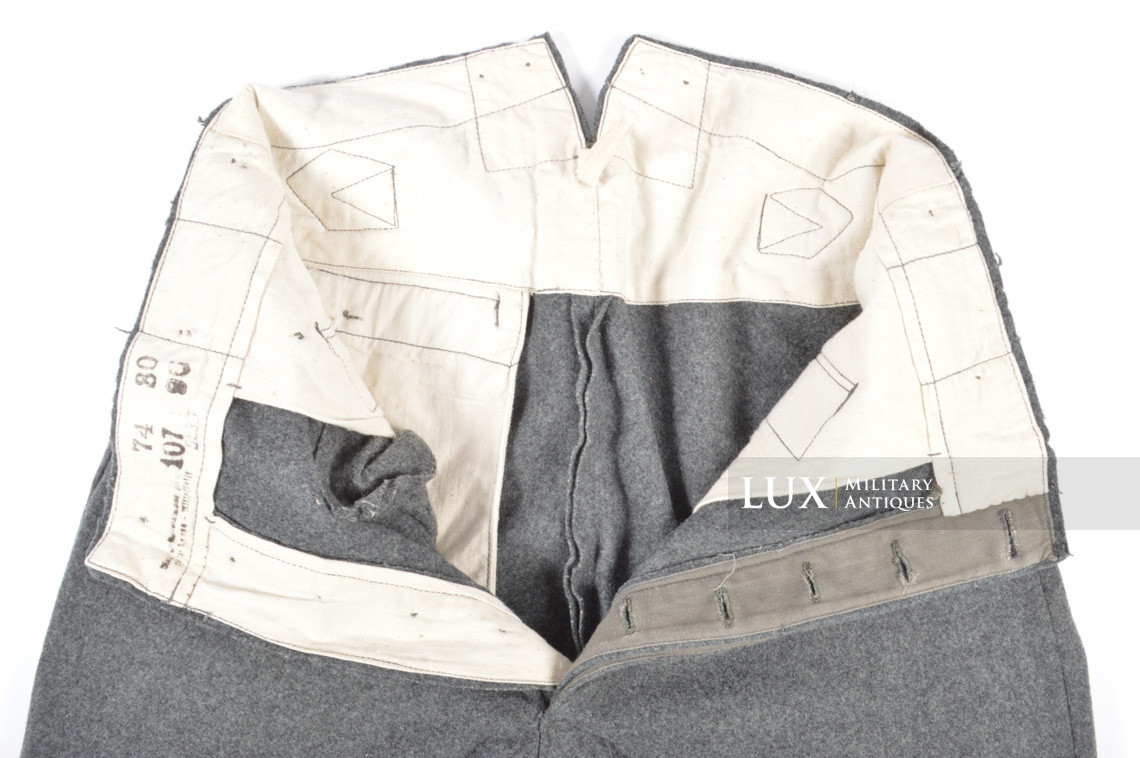 Pantalon M40 précoce Heer, « gris-pierre / 1939 » - photo 19