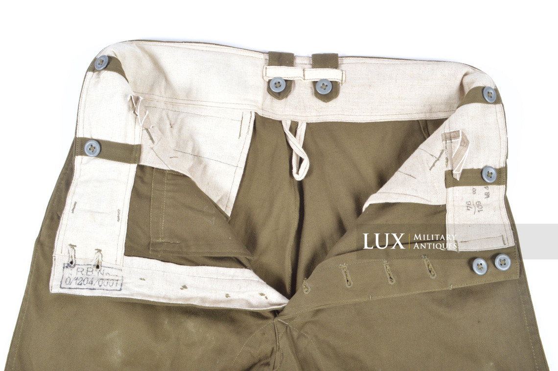 Heer tropical combat straight leg trousers, « RBNr » - photo 17