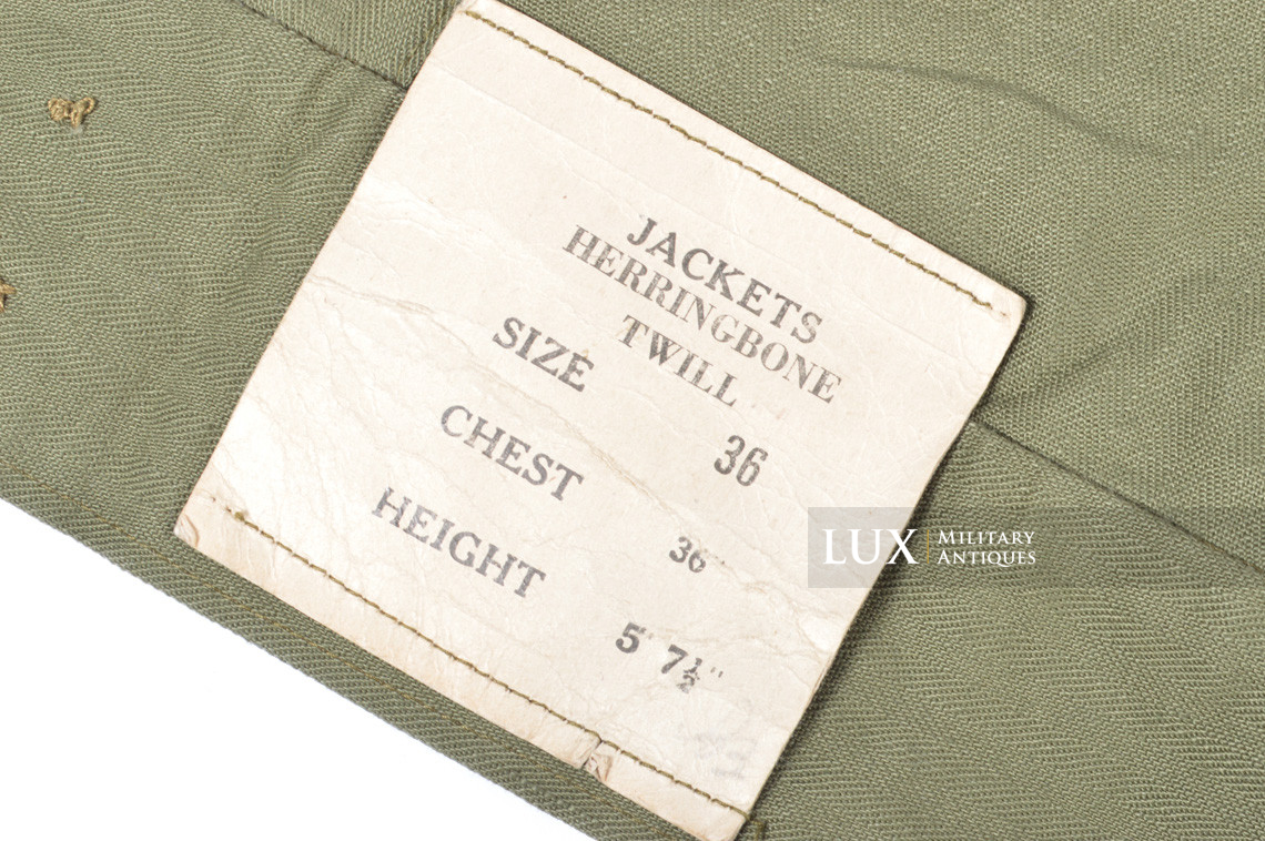 Unissued US Army « HBT » jacket, 1st pattern - photo 15