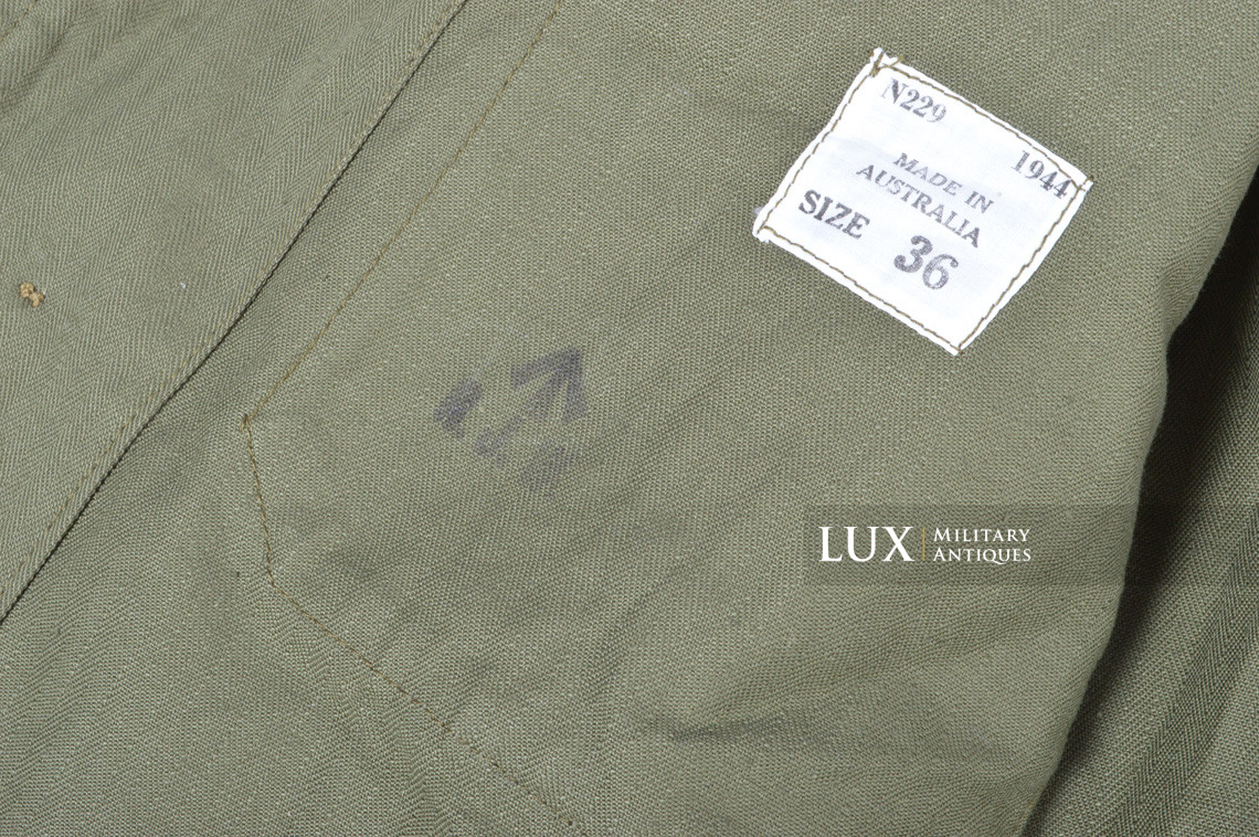 Unissued US Army « HBT » jacket, 1st pattern - photo 16