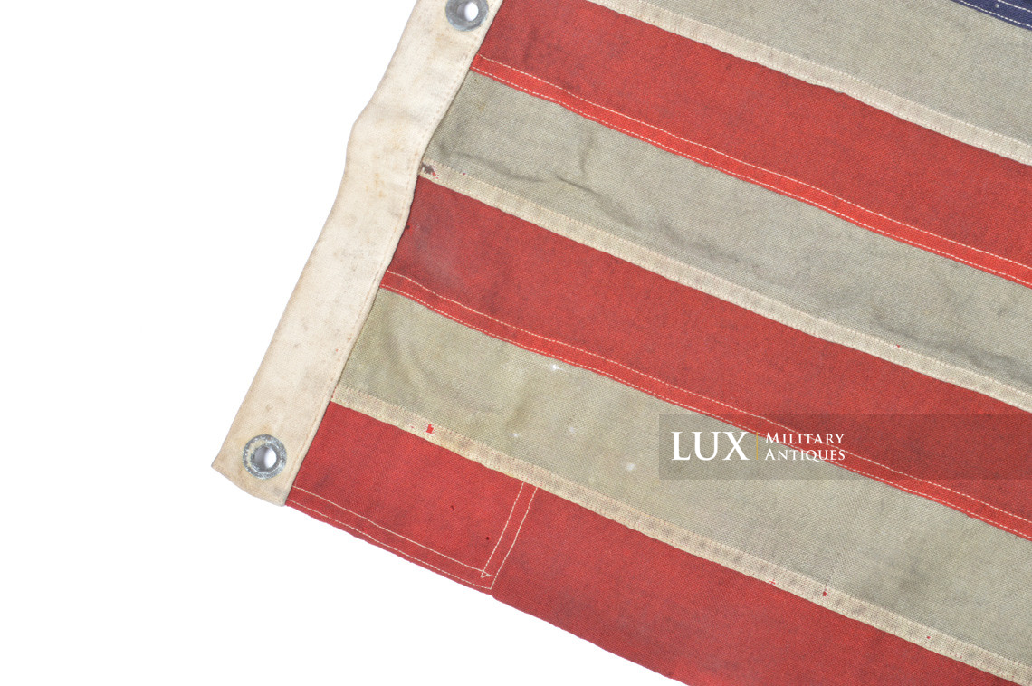 Battle flown 48 star US ensign flag, « Size 11 / USN » - photo 8