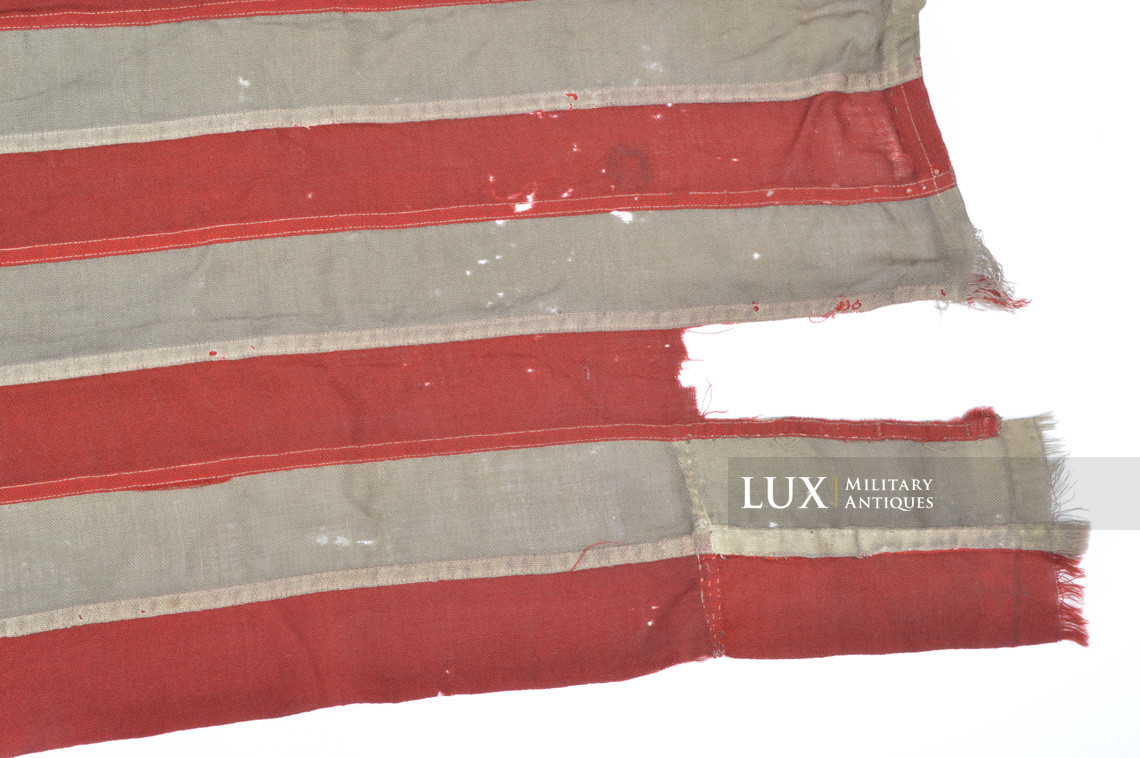 Battle flown 48 star US ensign flag, « Size 11 / USN » - photo 9