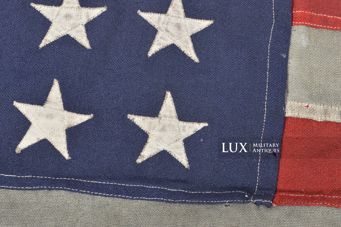 Battle flown 48 star US ensign flag, « Size 11 / USN » - photo 11