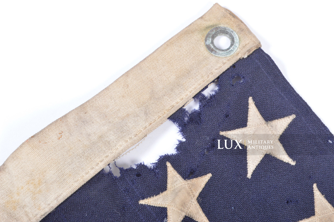 Battle flown 48 star US ensign flag, « Size 11 / USN » - photo 13