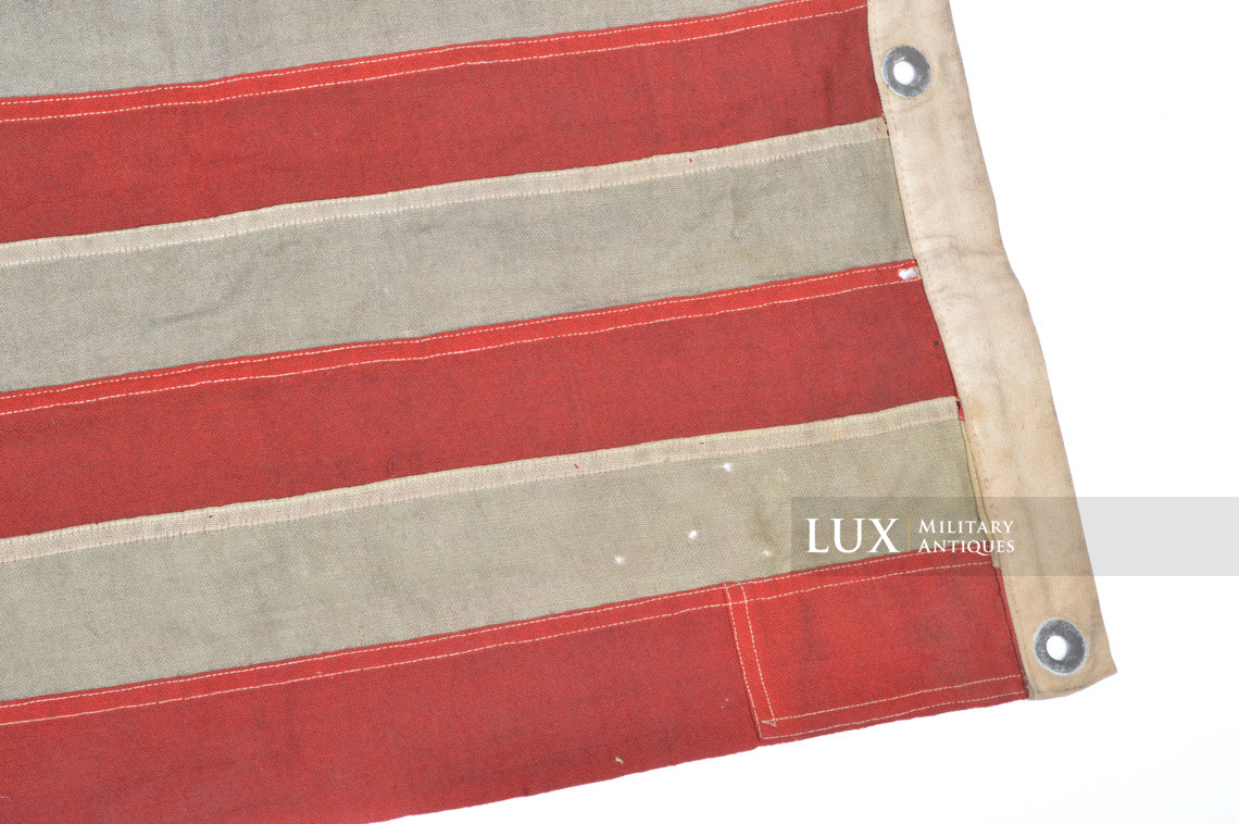 Battle flown 48 star US ensign flag, « Size 11 / USN » - photo 15