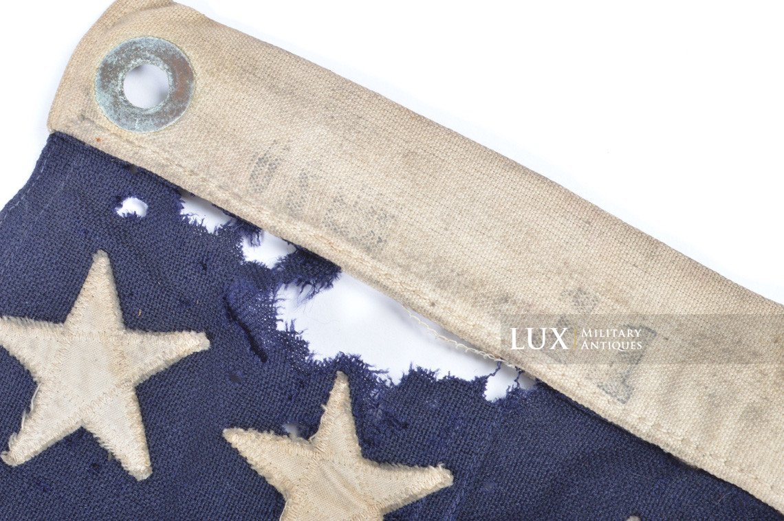 Battle flown 48 star US ensign flag, « Size 11 / USN » - photo 19