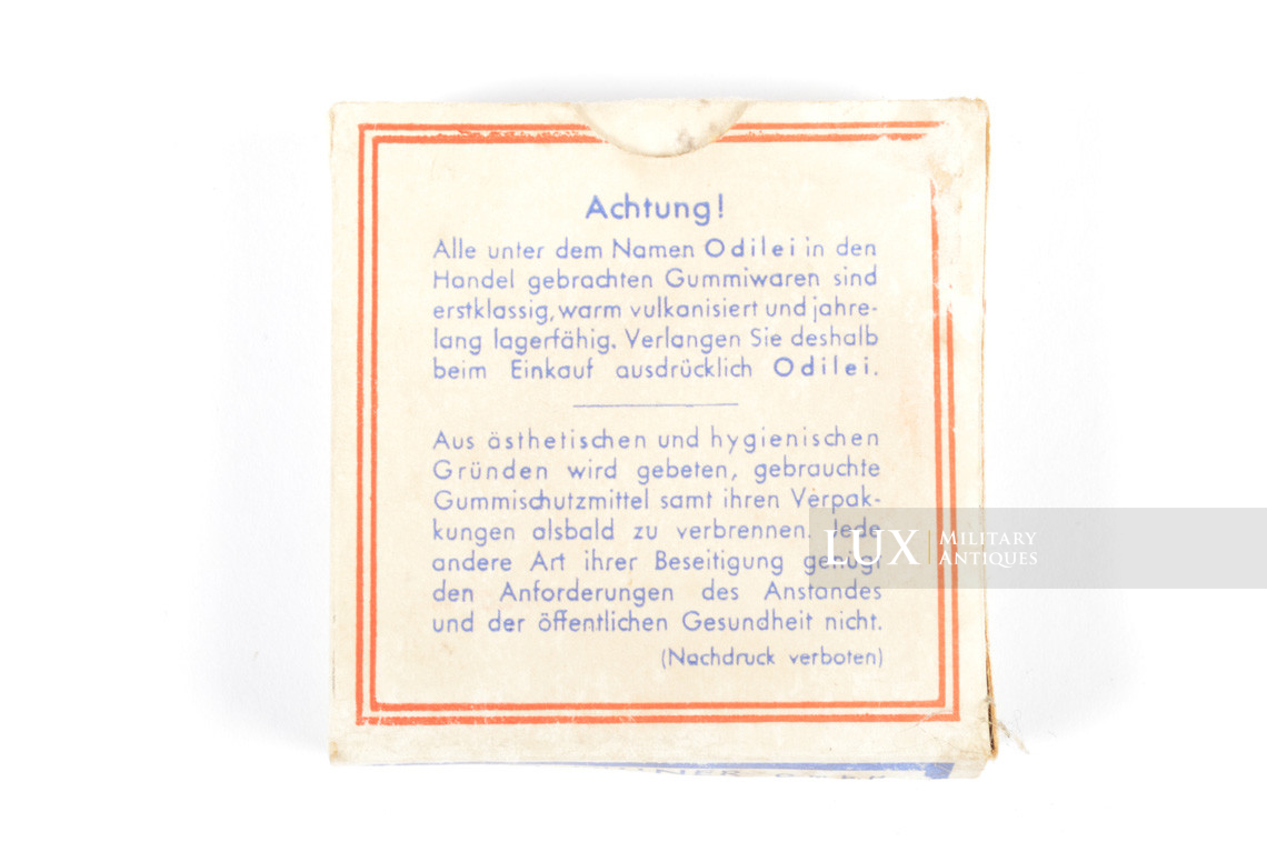 German « Odilei » condom packet - Lux Military Antiques - photo 8