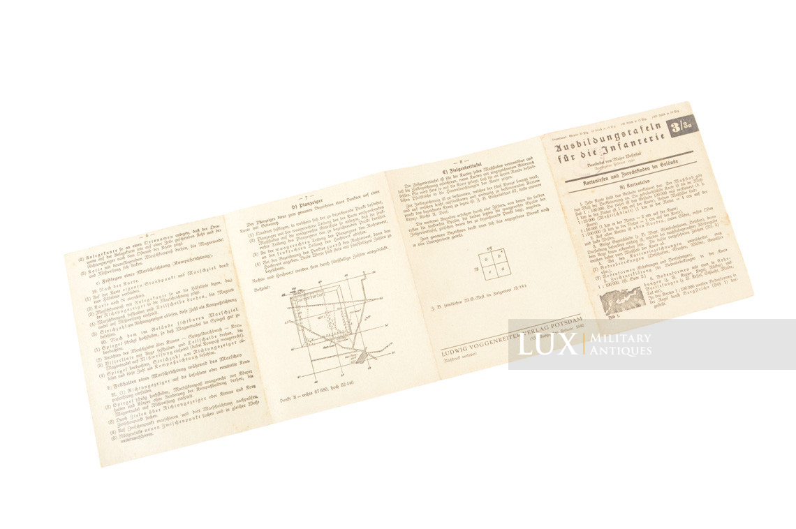 German infantry basics training pamphlet, « Ausbildungstafeln Infanterie » - photo 12