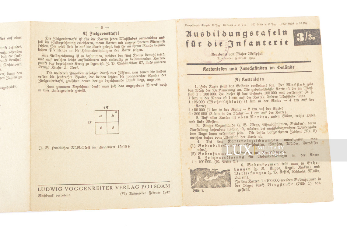 German infantry basics training pamphlet, « Ausbildungstafeln Infanterie » - photo 14