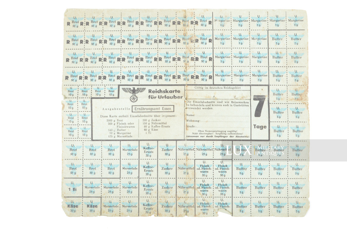 Tickets de rationnement allemands - photo 4
