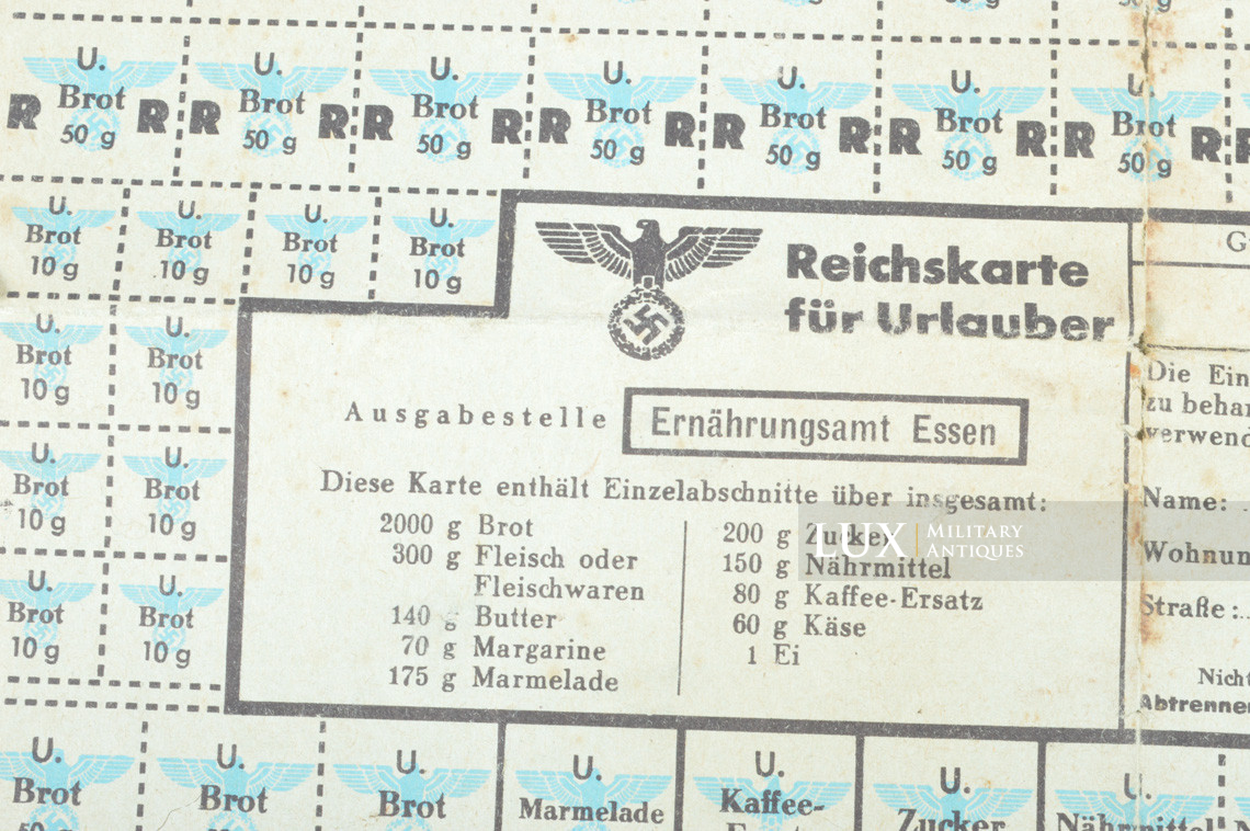 Tickets de rationnement allemands - photo 7