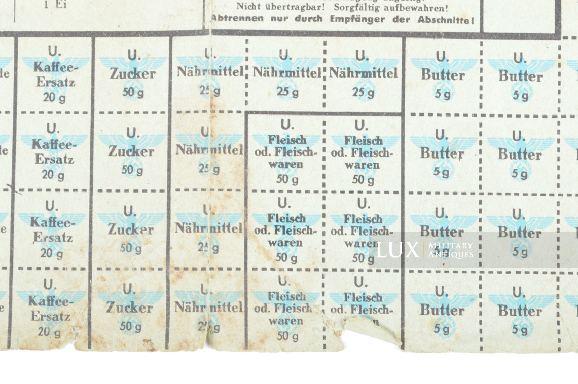 Tickets de rationnement allemands - photo 9